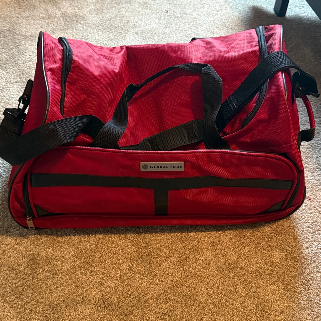 Global Tour Travel Roller Duffle Bag